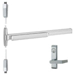 3327A-L Narrow Stile Surface Vertical Rod Exit Device with Lever
