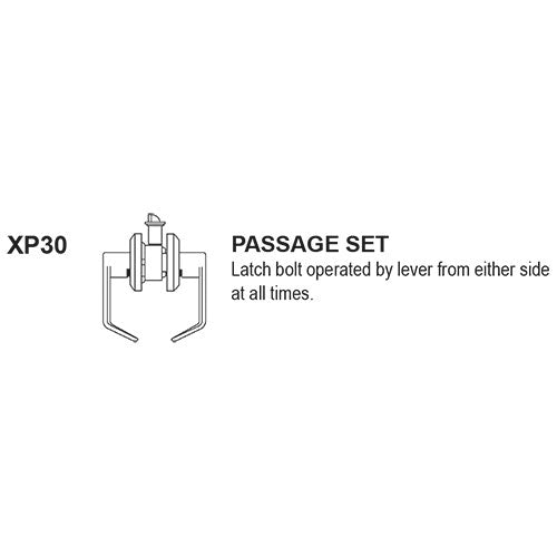 Cal-Royal XP30 Grade-2 Passage Lever Lock