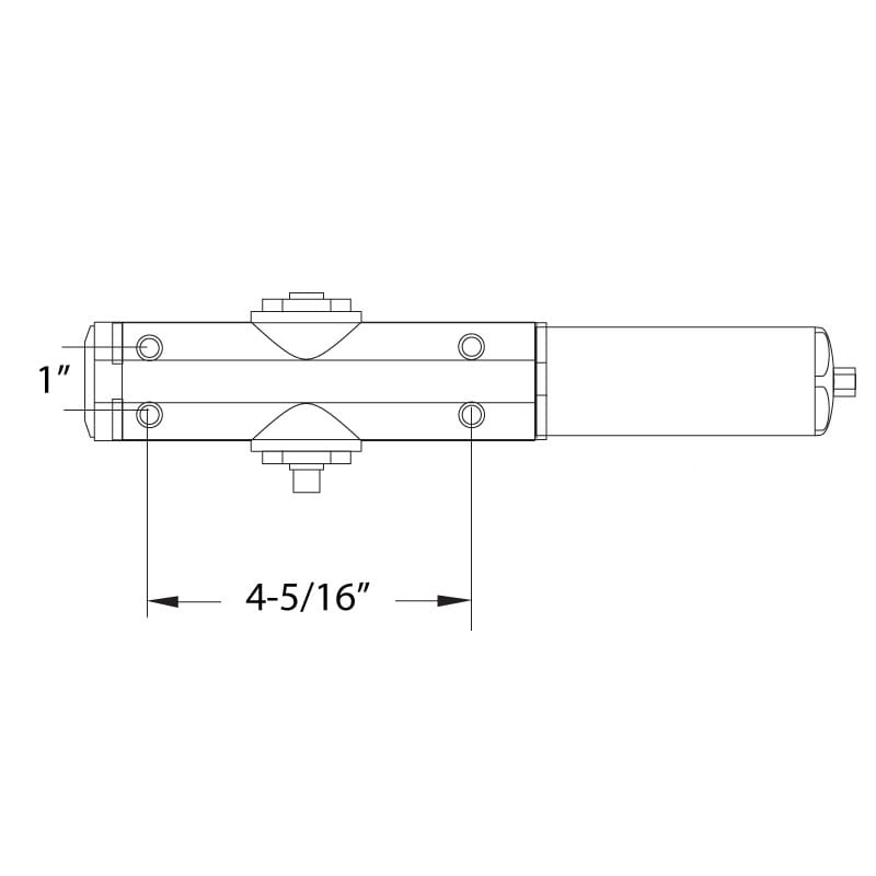 Corbin Russwin DC6210 A5 M54 Door Closer with Backstop & Hold Open