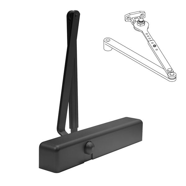 Dorma 8616 FHP Grade-1 Door Closer with Friction Hold Open Arm
