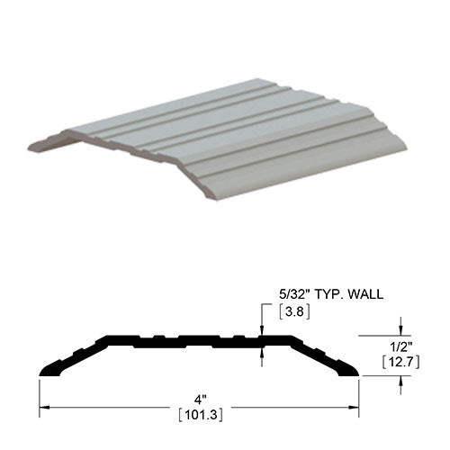 Hager 404S Saddle Threshold – 4″ W x 1/2″ H – Mill Finish Aluminum