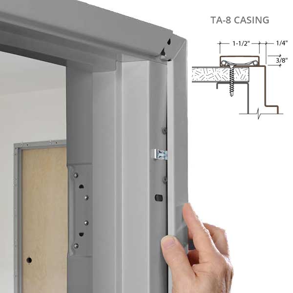 Timely 72C 345xBSJxSC Single Prefinished Steel Door Frame