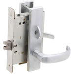 L9040 17L Privacy Mortise Lock, 17 Lever, L Escutcheon