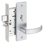 MA311 QN Privacy, Bedroom, or Bath Mortise Lock with Inside Lever Release, Quantum Lever, Napa Escutcheon
