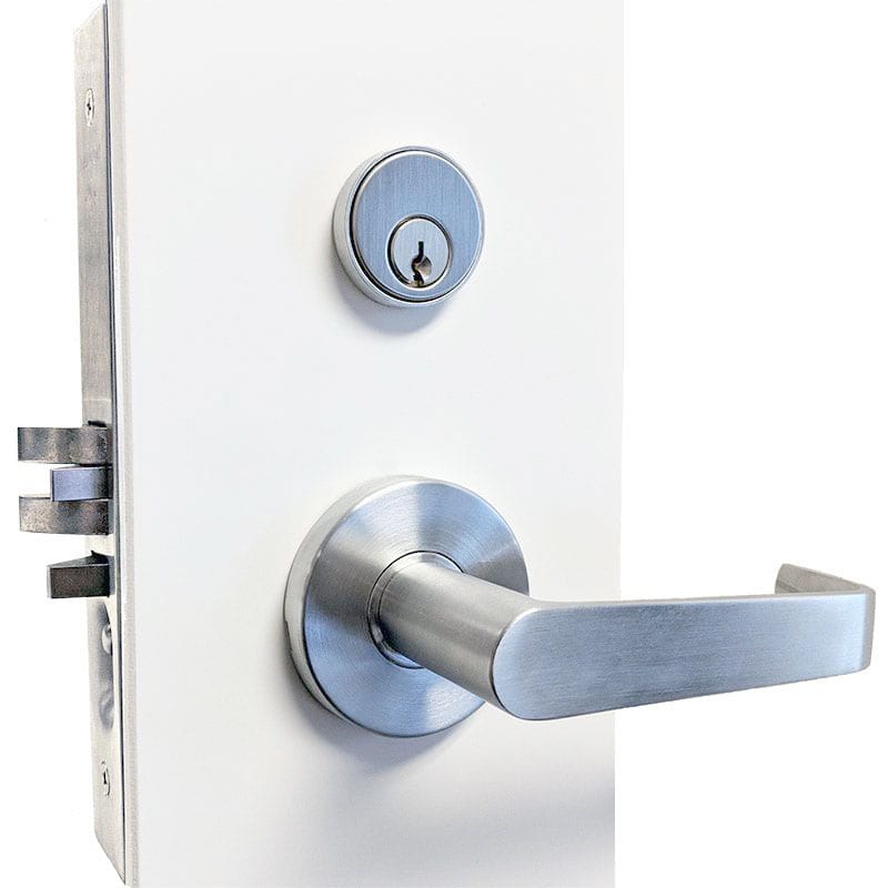 Falcon MA521L DG Entry/Office Mortise Lock w/ Dane-Gala Lever Trim