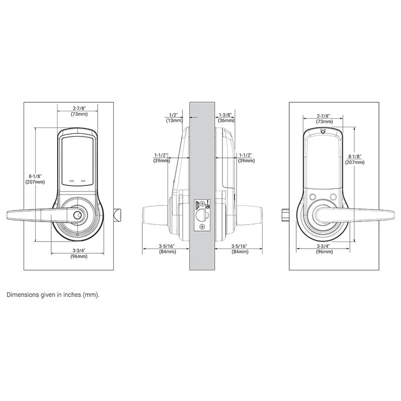 Accentra (formerly Yale) AU-NTB613-NR nexTouch Pushbutton Lock