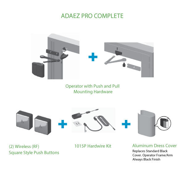 Norton 5845 x SQPB ADAEZ Low Energy Door Operator Kit