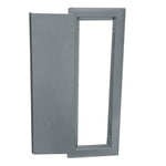 PDVSL Vision Lite Frame with Hinged Privacy Door Cover for 3/16" to 1/4" Glass, 1-3/4" Thick Door
