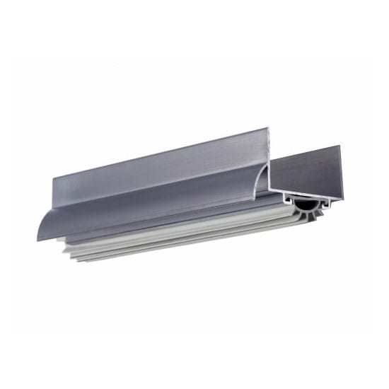 Pemko 216_V U-Shaped Door Shoe with Rain Drip and Eco-V Vinyl Insert