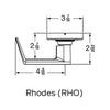 Nd50pd Rho Schlage ND50PD RHO (Rhodes) Heavy Duty Office Lever Lock