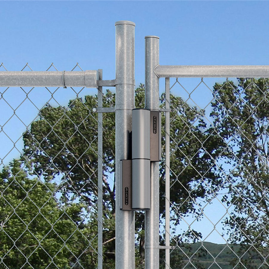 Locinox TIGER Compact Hydraulic Gate Closer and Hinge Set