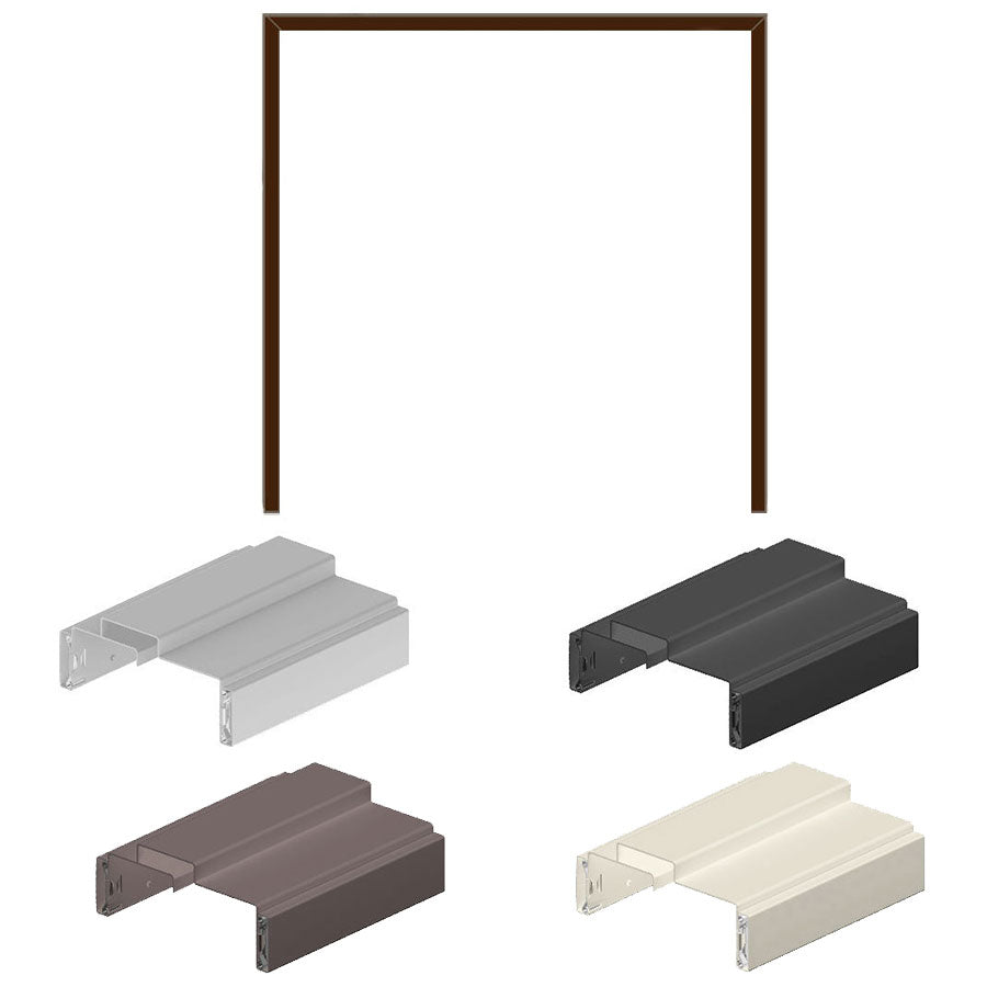 Timely Frame Sticker Timely 73A-645 Pair Adjustable Prefinished Steel Frame, 7'0