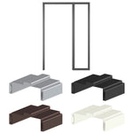 3'0" x 7'0" 47S 345xTSTK Single Prefinished Steel Door Frame with Full Height Sidelite for 4-3/4" to 4-7/8" Wall, Prepped for (3) 4-1/2" Hinges and T-Strike