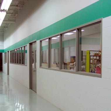 Hollow Metal Borrowed Lite Window Frames