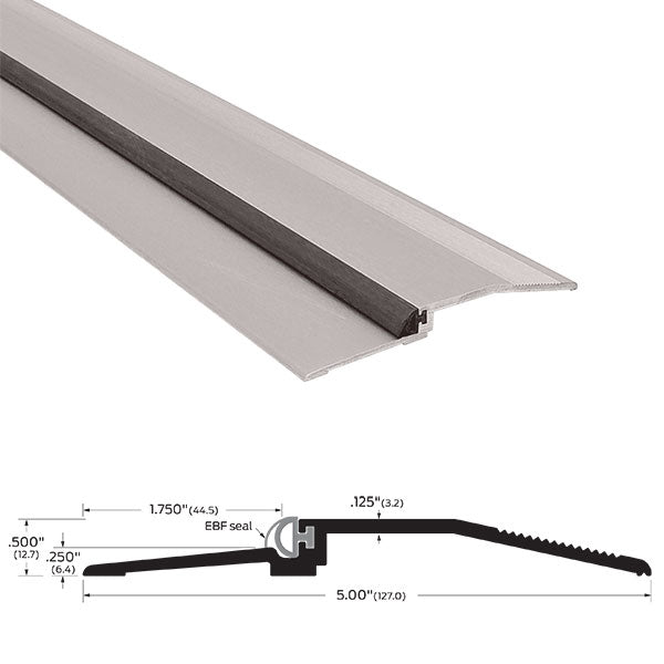 Zero 566A Rabbeted Threshold with Neoprene Stop Seal