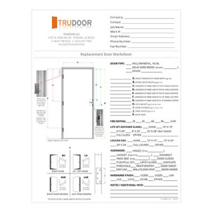 Door Hinge Size Chart