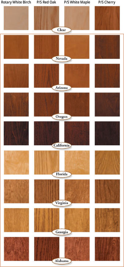 Mohawk Doors Color Chart