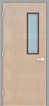 Commercial Wood Doors with Glass Lite Kits