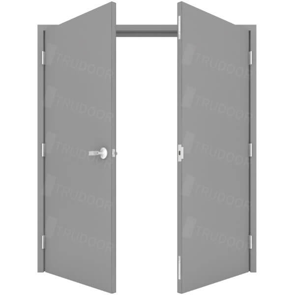 Commercial Steel Double Doors Hollow Metal Door Pair