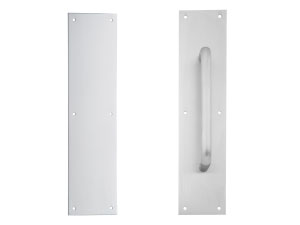 Push Pull Door Hardware Door Protection Plates Kick Plates