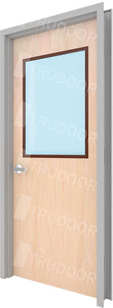 Commercial Wood Doors With Glass Lite Kits