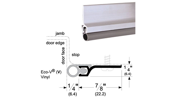 Commercial Door Weatherization Thresholds Weatherstrip Sweeps