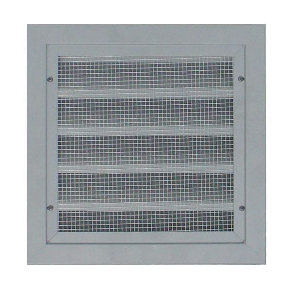 Air Louvers 900FPL Galvanized Exterior Louver with Bird Screen