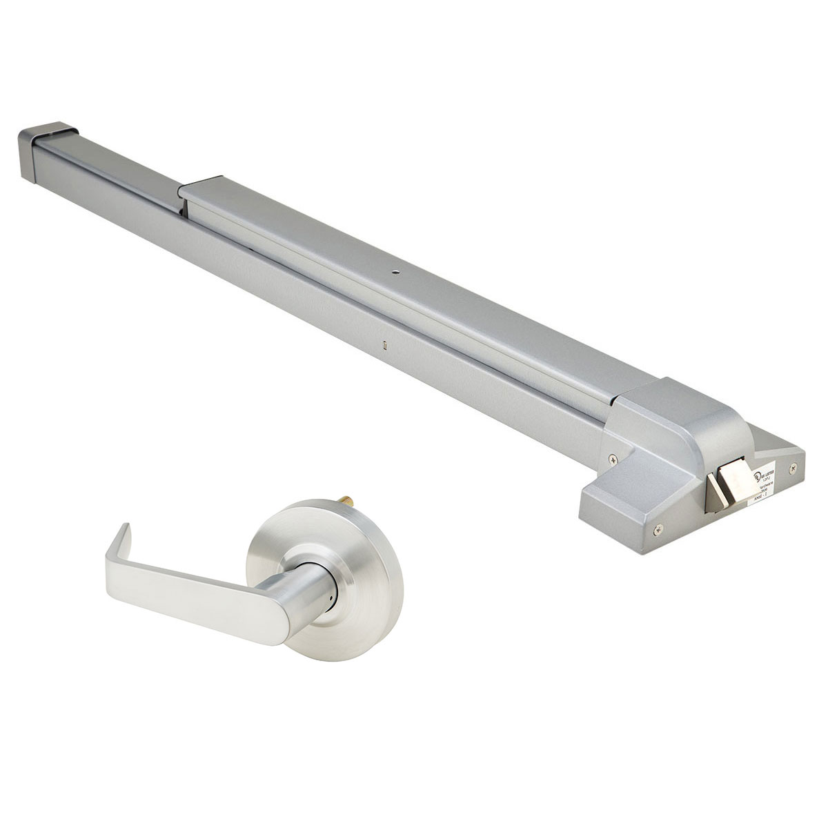 Trudoor TDE2000RPAS Rim Exit Device with Passage Lever Trim