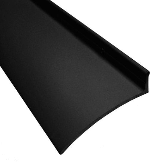 Pemko 346BSP Overhead Rain Drip Guard, Black Suede Powder Coat